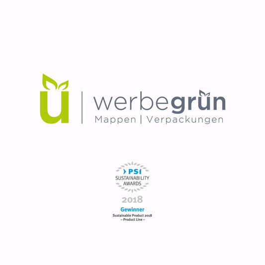 werbegruen Präsentationsmappe 100 Stück A4 Weiß Hochwertig | Stabiler, DIN A4 320g/m² Karton | Made in Germany | Visitenkartenschlitz | Einschlagmappe, Zeugnismappe, Dokumentenmappe