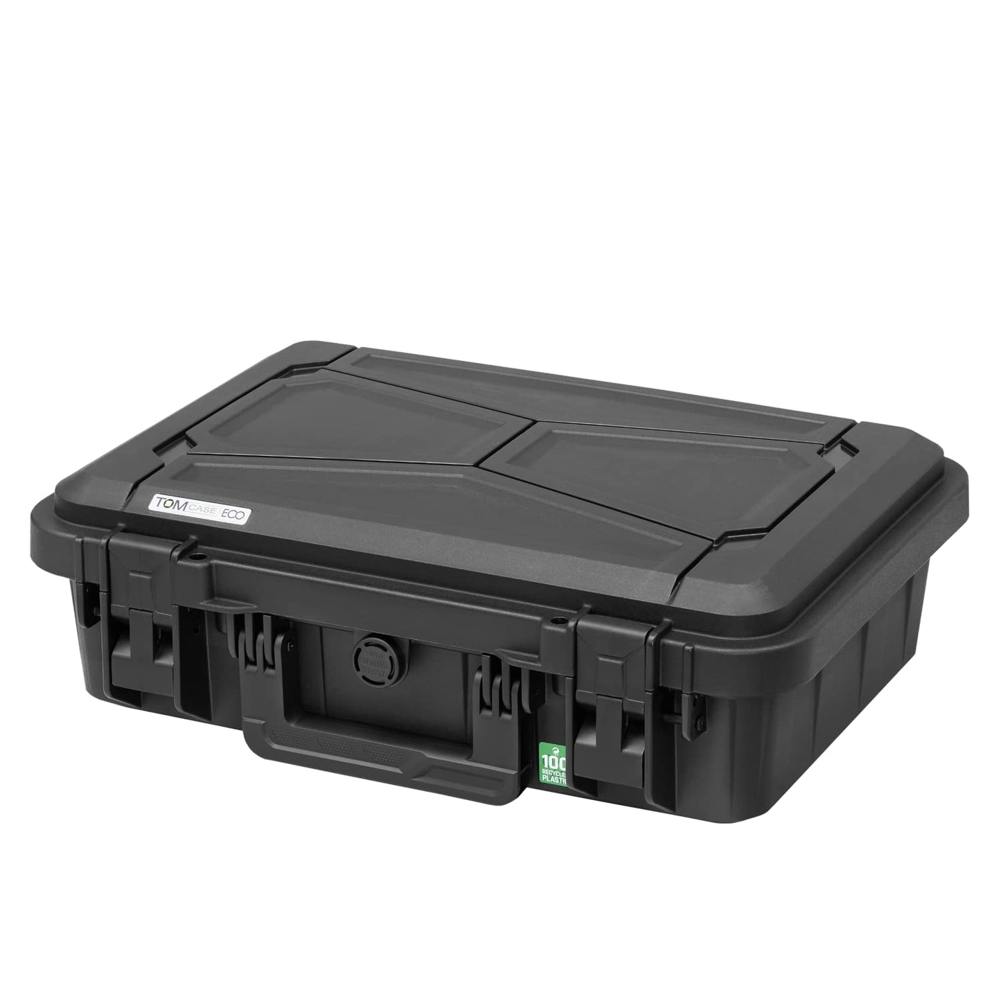 TOMcase Koffer für Tablet, Notebook/Laptop und Zubehör; wasserdichter ECO Schutzkoffer mit Raster-/Würfelschaumstoff für 11“ bis 15“, Outdoor Case Made in Germany (M)