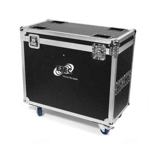 ETEC Professional LED Mini Eye 7 Moving Head Set mit Flightcase Beam Rotation Zoom DMX Bühnenbeleuchtung Veranstaltung Lichteffekt Discothek Club DJ Party