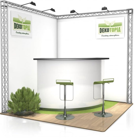 Messestand FD 14-2 x 2 x 2,1 m (LxBxH) - 4 m²