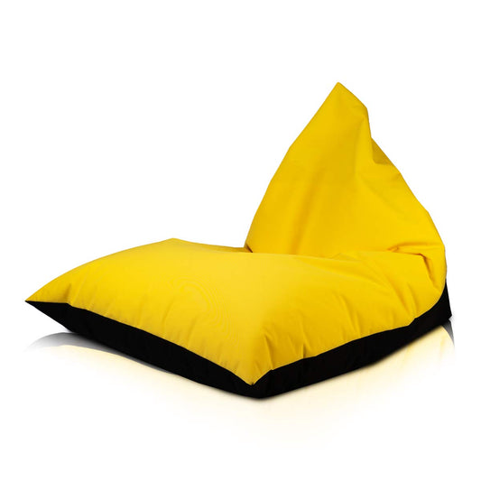 Ecopuf wetterfester Outdoor Sitzsack Lazy M - Bean Bag mit EPS-Perlenfüllung, schmutzabweisend und reißfest – ideal für Garten, Terrasse und Balkon – bequem & langlebig