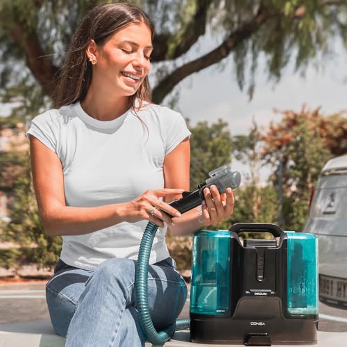 Cecotec Mehrzweck-Polsterreiniger Conga Carpet&Spot Clean Liberty. 150 W, Autonomie 30 Min, 2 Behälter: für Sauberes Wasser und einen für Schmutzwasser.