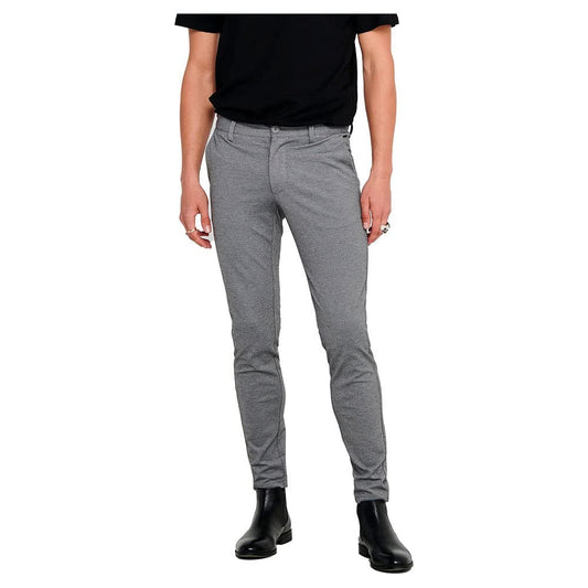 ONLY & SONS Herren Hose 22010209 Medium Grey Melange 30-30