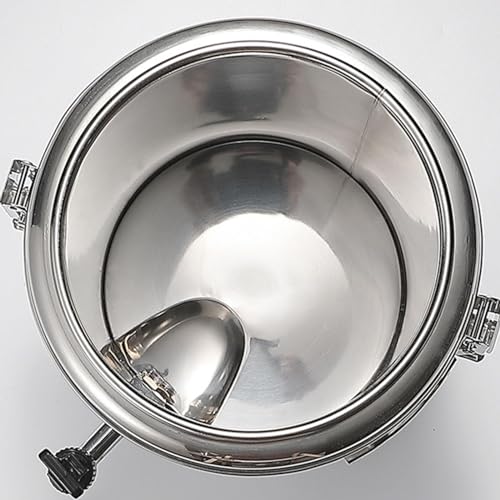 Isolierter Getränkespender aus Edelstahl, Thermoskanne für heiße oder kalte Getränke, für Catering und Events, 8 l Fassungsvermögen, mit Pumpauslauf