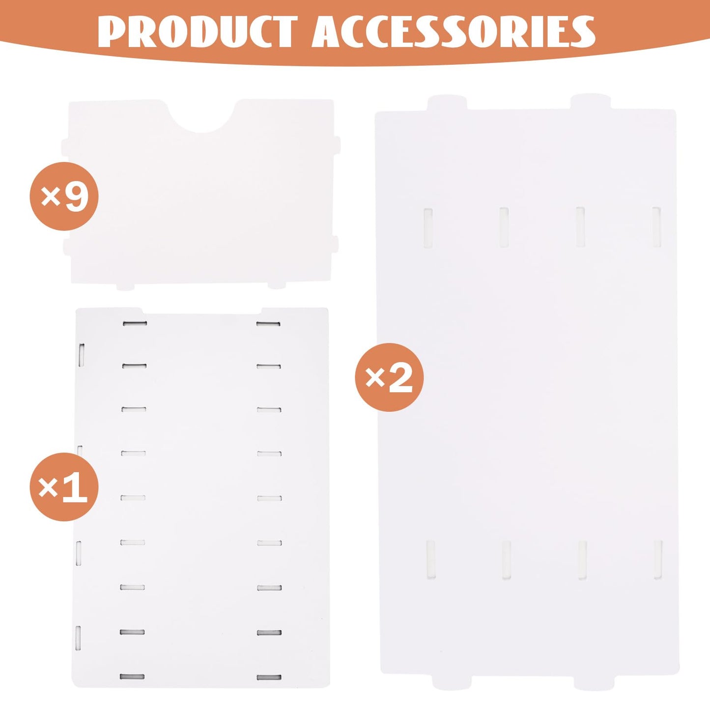 Cinnani Schreibtisch Organizer, 9 Ablagefächer Schubladenbox, A4-Papierhalter Dokumentenablage, Briefablage, Ablage Schreibtisch für Büro, Zuhause, Schule