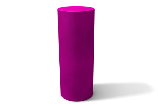 Kloris Zylindrische Säule Sweet Tisch Höhe 70 cm Durchmesser 35 cm Lila Magenta Made in Italy