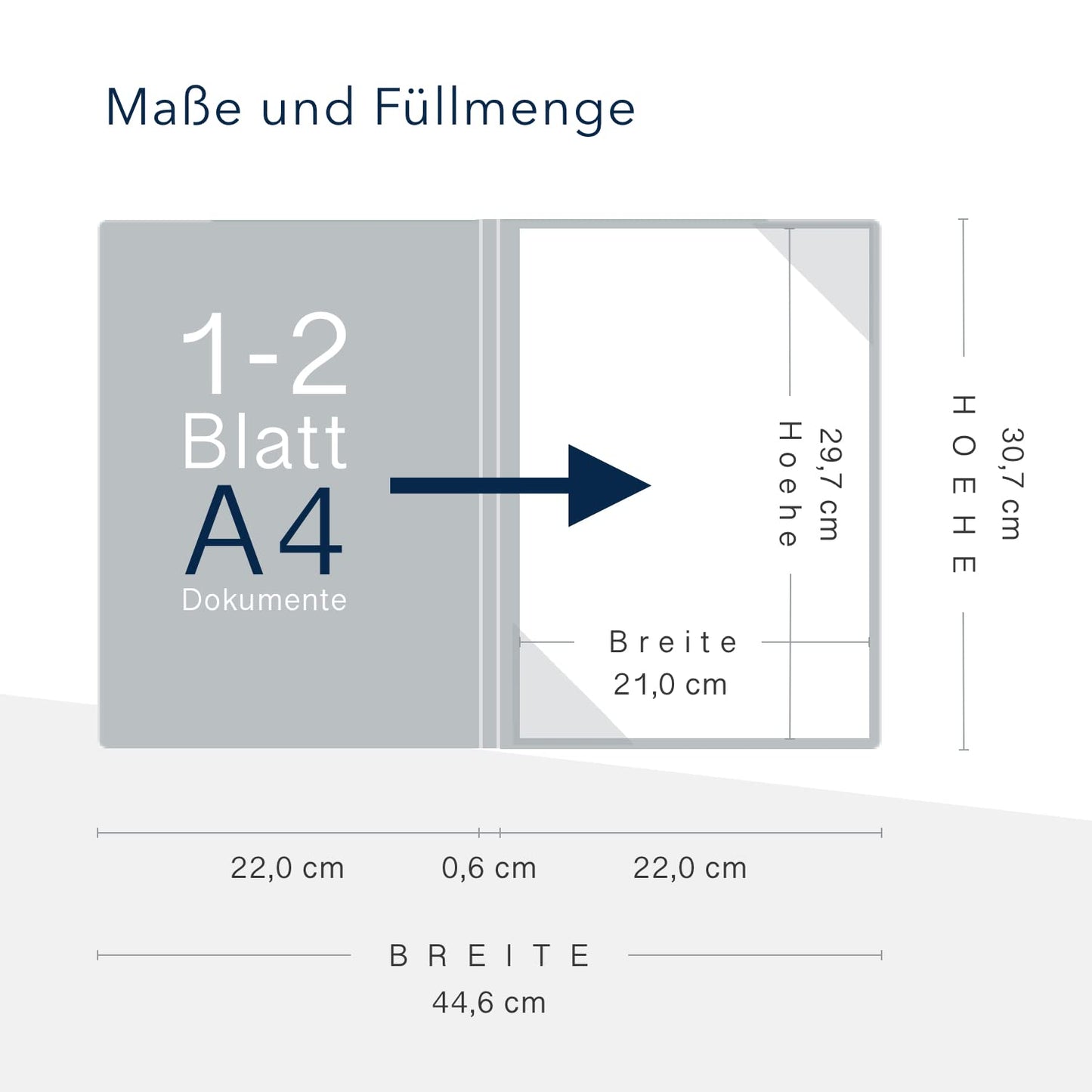 Urkundenmappe A4 Karton - Premium-Qualität mit edler Prägung 'URKUNDE' - BL-exclusivdruck® BASIC - hochwertige Übergabemappen aus 320g/m² Pappe - Urkundenhülle für DIN A4 Papier (Steingrau, 8 Stück)