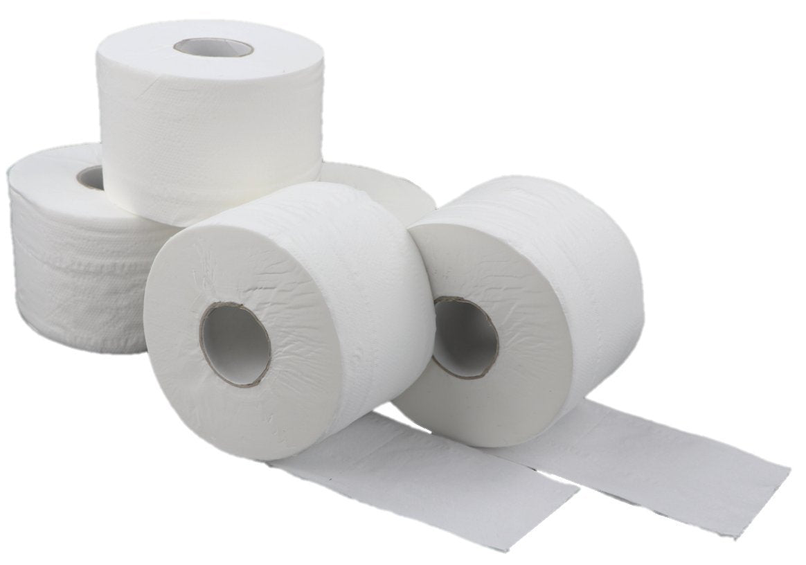 Blanc HYGIENIC Toilettenpapier SMART-Maxi – Set mit 24x Rollen à 75 m, 2-lagig, Klopapierrolle für Toilettenpapier-Spender, Weiß