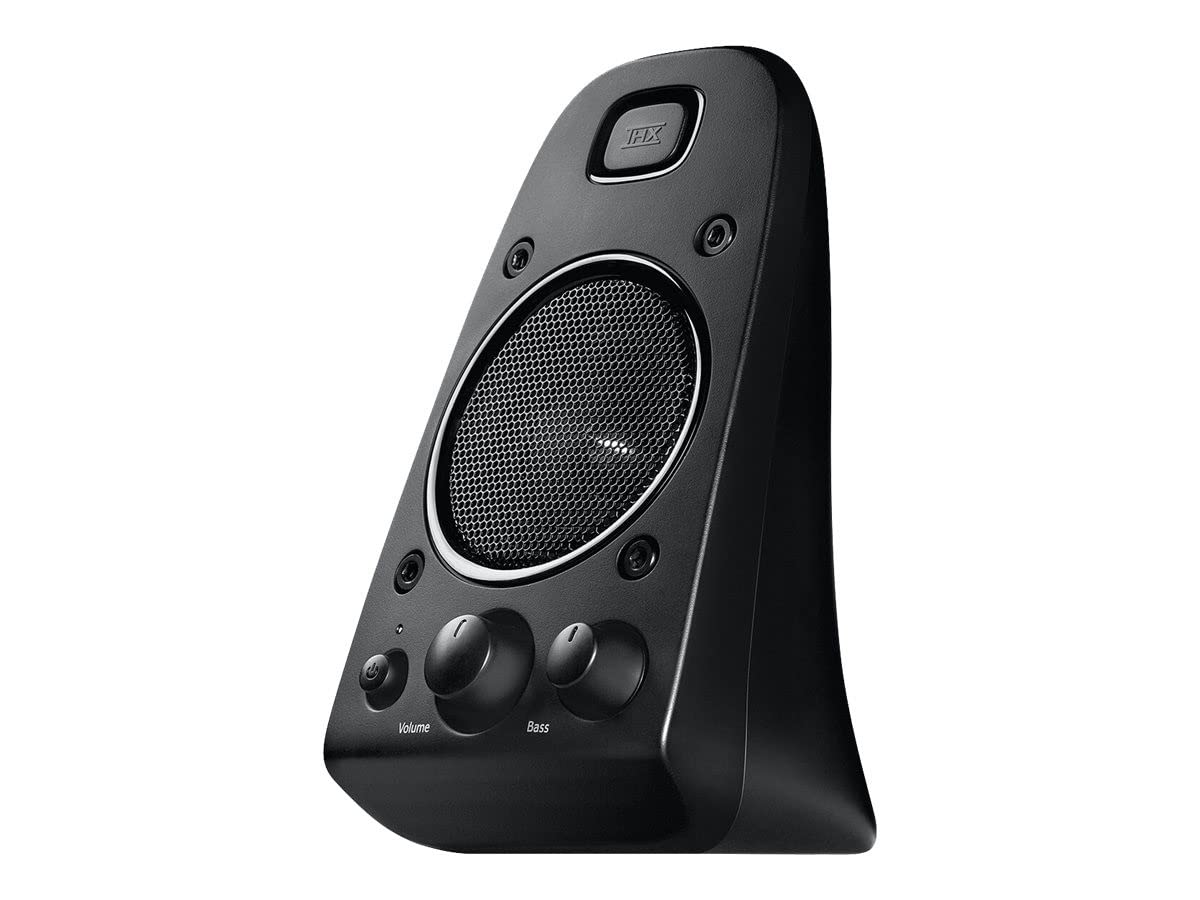 Logitech Z623 Lautsprecher-System mit Subwoofer, Satter Bass, 400 Watt Spitzenleistung, THX-Zertifiziert, 3.5mm & Cinch-Eingänge, Multi-Device, EU Stecker, PC/PS4/Xbox/TV/Smartphone/Tablet - Schwarz