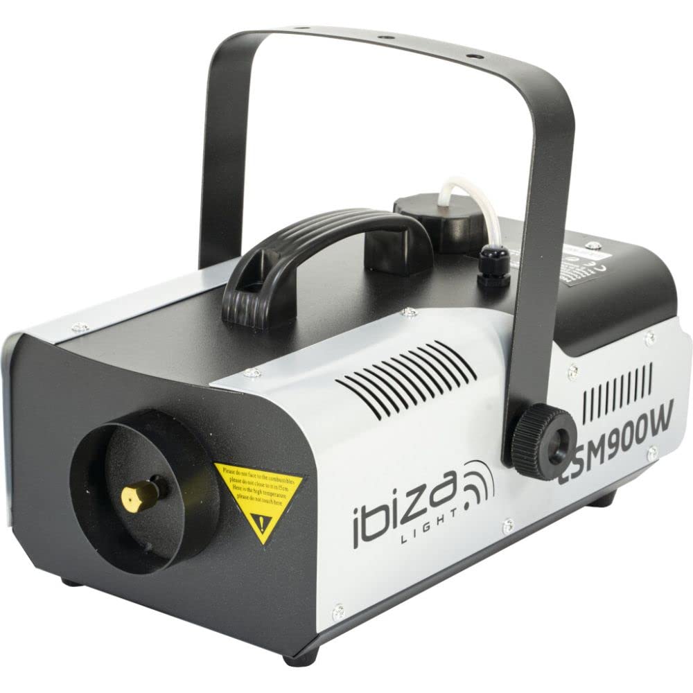 Ibiza - LSM900W - 900W Nebelmaschine mit Fernsteuerung - Schwarz und grau