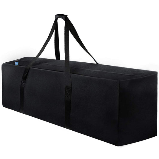 INFANZIA 197L Sporttasche, Extra Große Reisetasche mit Verbessertem Reißverschluss, Tragetasche mit Großer Kapazität,Stark und Wasserdicht, Geeignet für Reisen,Sport, 120x38x43 CM, Schwarz