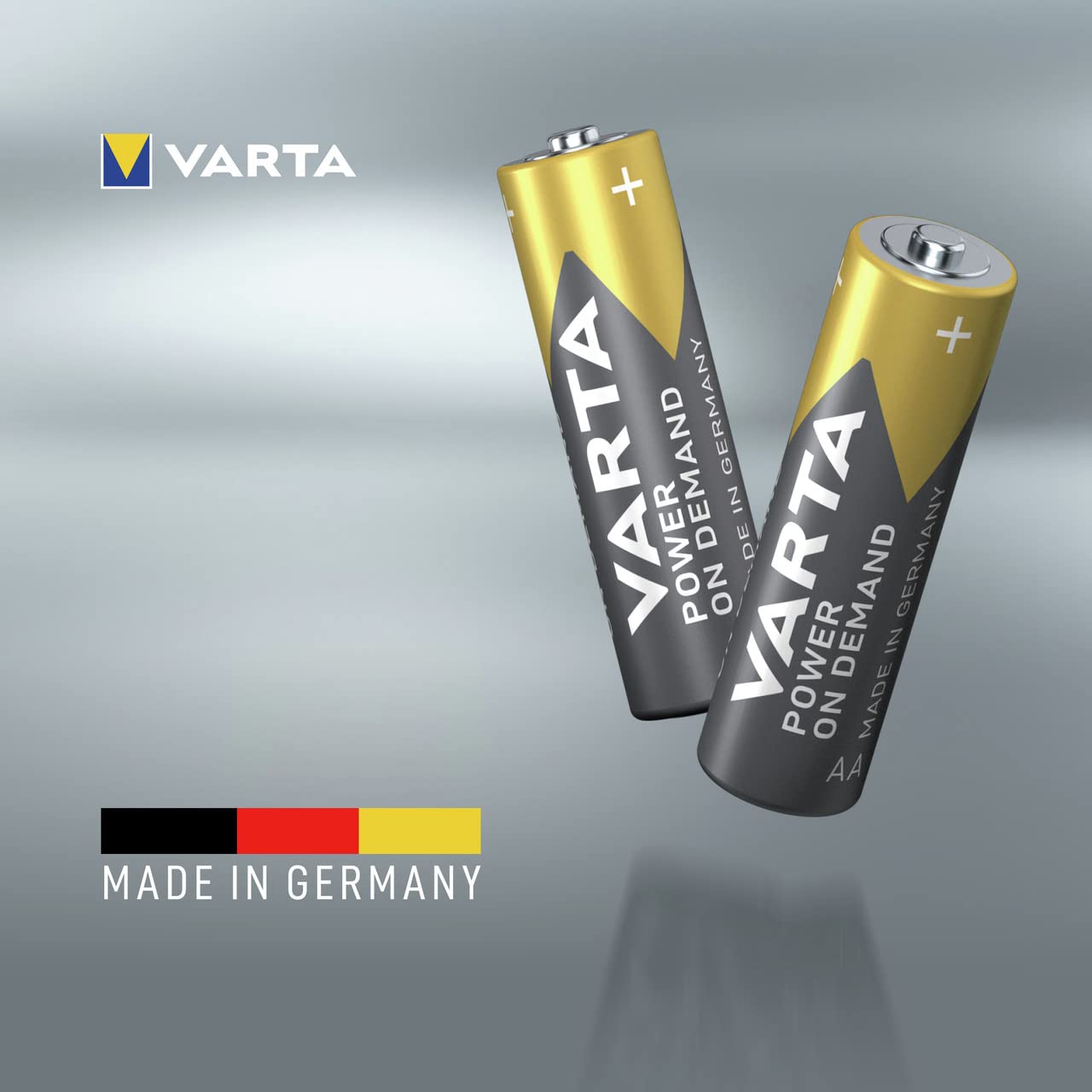 VARTA Batterien AA, 40 Stück, Power on Demand, Alkaline, 1,5V, Vorratspack in umweltschonender Verpackung, ideal für Computerzubehör, Smart Home Geräte