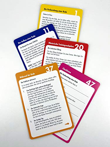 Rhetorik: 50 Übungskarten für erfolgreiche Redekunst