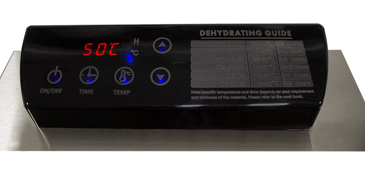 Titel: Beeketal BDA-15 Edelstahl-Dörrautomat, Profi Gastro-Modell mit 10 Etagen, 24h-Timer und 30-90°C Temperaturregelung, inkl. 10 Roste
