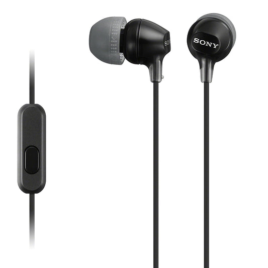 Sony MDR-EX15AP In-Ear-Kopfhörer (mit Headsetfunktion, integriertes Mikrofon) schwarz