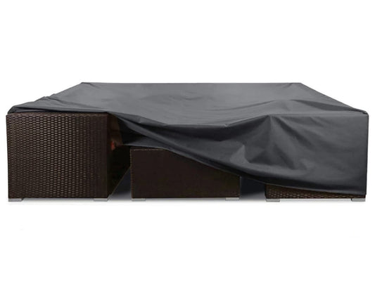 YoungBee Abdeckung für Gartenmöbel, wasserdichte Schutzhülle Anti-UV Abdeckplane für Gartentische Terrassenmöbel, Regenschutz und Staubfest, Schwerlast 420D -Oxford Gewebe 300 * 200 * 80cm