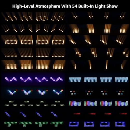 Strobe Beam Bühnenlicht, 220W LED Wallwasher Bar Effektstrahler Bühnenbeleuchtung Moving Head für Disco Party DJ Outdoor, 1 Stück