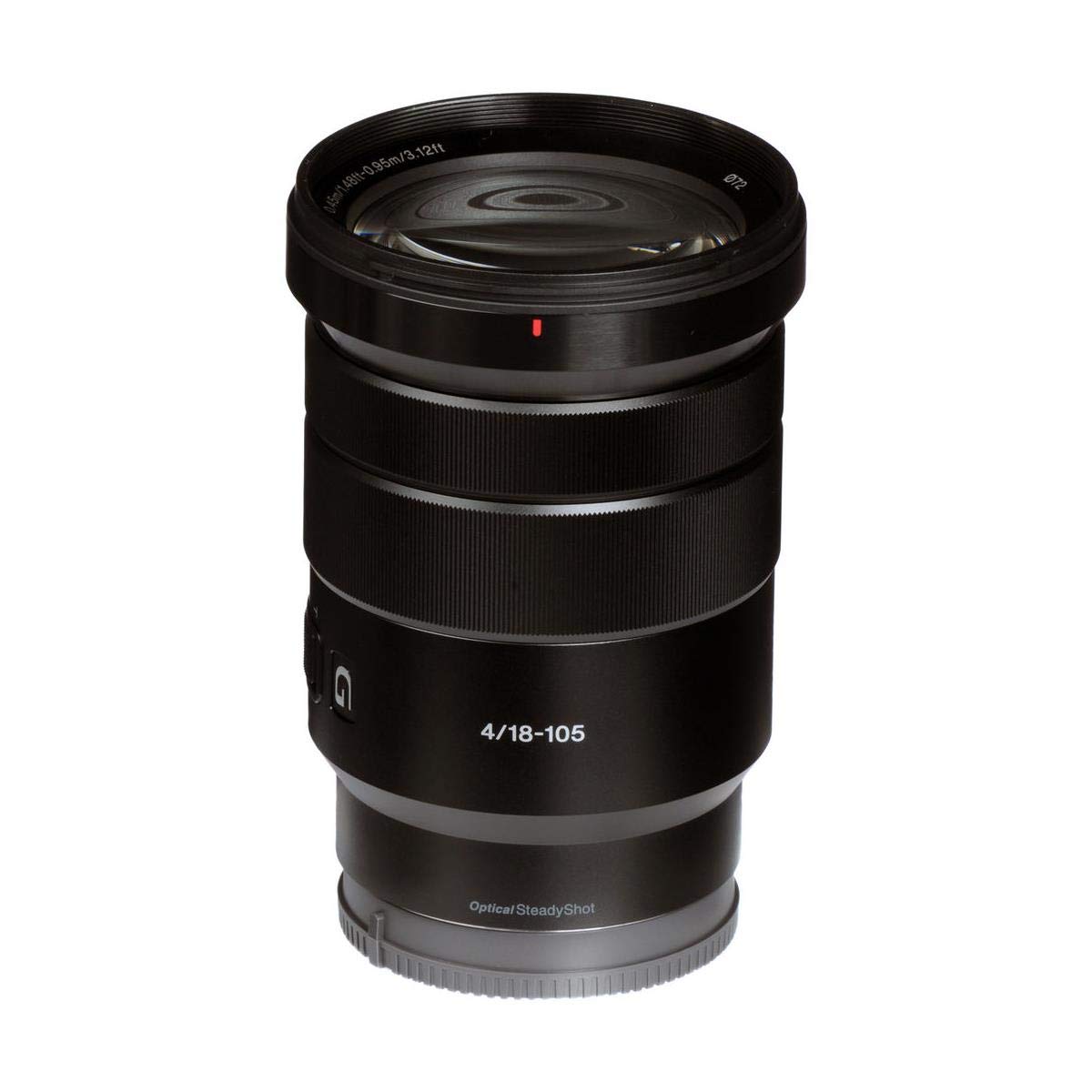 Sony SELP-18105G Powerzoom-Objektiv (18-105 mm, F4.0, OSS, G-Serie, APS-C, geeignet für A7, ZV-E10, A6000- und Nex-Serien, E-Mount) schwarz