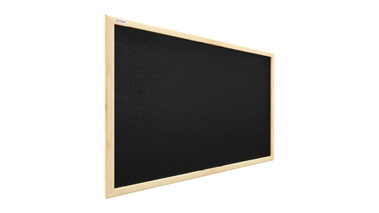 ALLboards Schwarz Pinnwand mit Holz Rahmen 60x40cm Korktafel Korkwand Pinnwand Kork