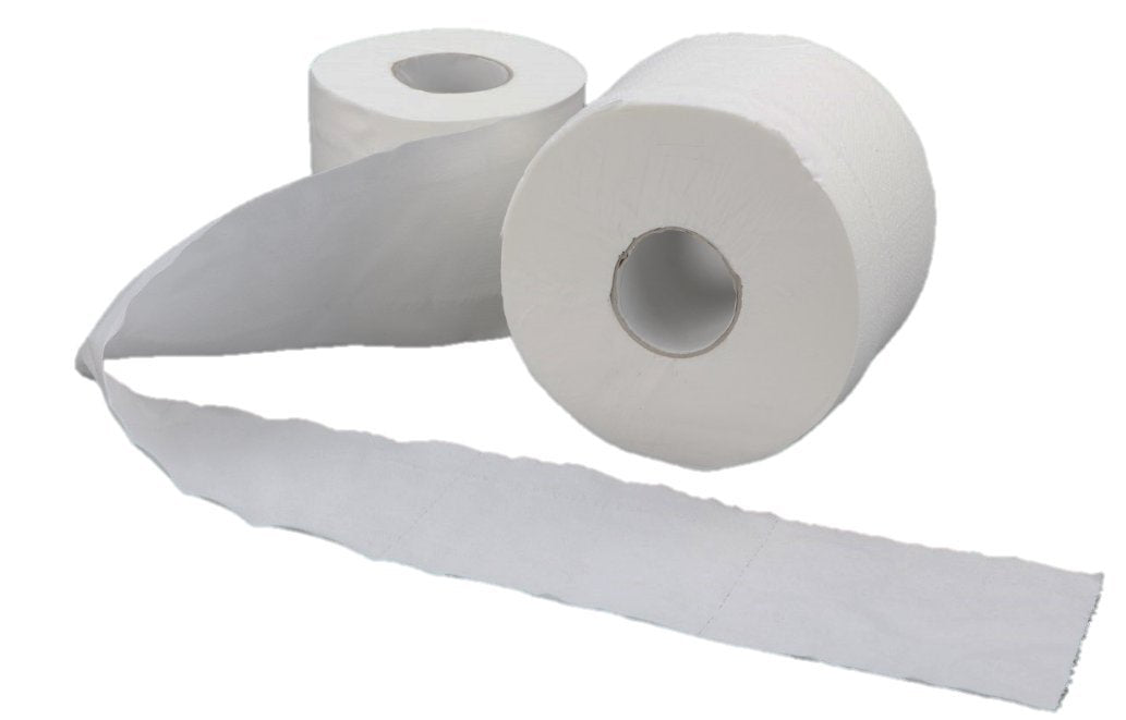 Blanc HYGIENIC Toilettenpapier SMART-Maxi – Set mit 24x Rollen à 75 m, 2-lagig, Klopapierrolle für Toilettenpapier-Spender, Weiß