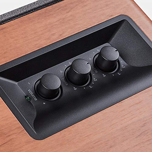 Edifier R1280T Aktive Regallautsprecher Paar - 2.0 aktiv Lautsprechersystem für PC -Studio Monitore Lautsprecher - 42 Watt RMS - Braun