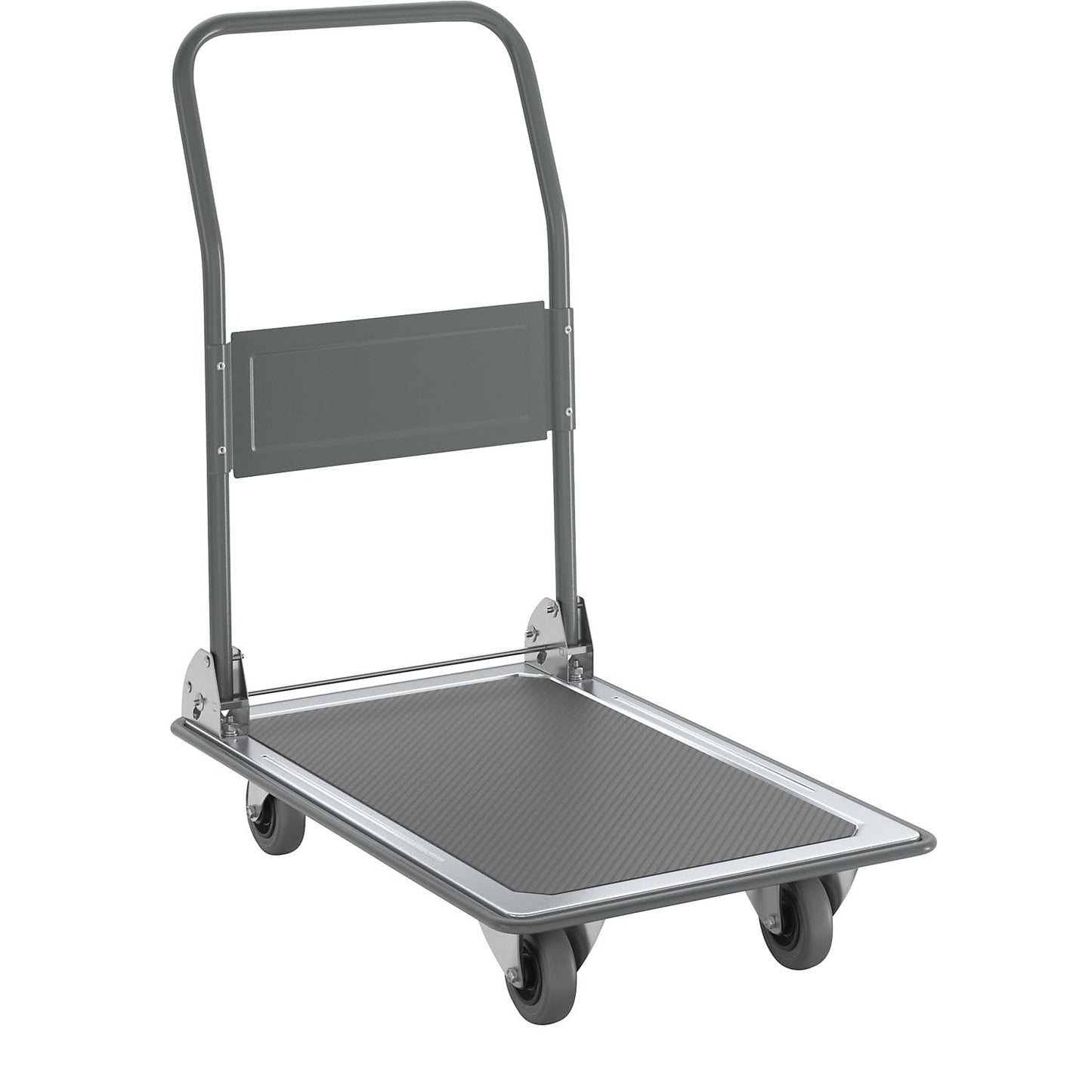 eurokraft | basic | Plattformwagen | LxBxH 780 x 500 x 900 mm | Tragfähigkeit 150 kg