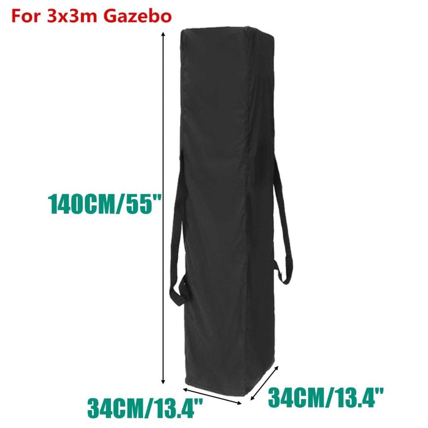 Morkite Pavillon Tasche | 3x3 Zelt Aufbewahrungstasche | Faltpavillon 3x6 Eventzelt Messezelt Aufbewahrungstasche Pavillon | 210d Schwarz Wasserdicht Transport-Tasche Für Umzug, Reisen, Camping