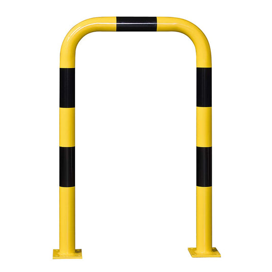 kaiserkraft | Rammschutzbügel | Ø 76 mm | zum Aufdübeln | für den Außenbereich | HxB 350 x 1000 mm