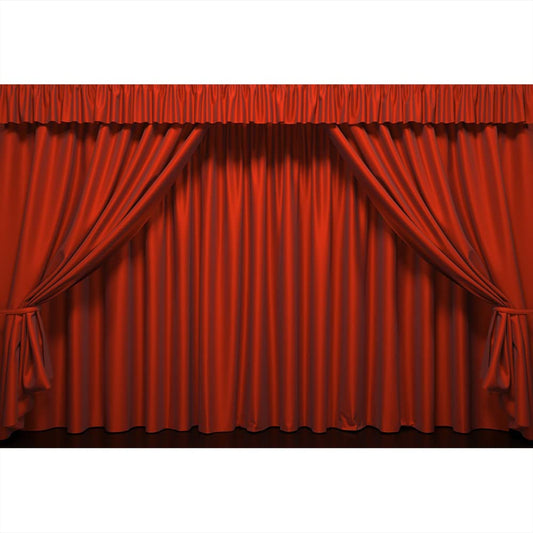 Aoihrraan 3x2m Vintage Bühne Fotografie Hintergrund Retro Vorhang Konzert Live Bühne Schauspiel Performance Show Hintergrund Disco Abschlussball Party Grad Vlogger Porträt Foto Video Requisiten