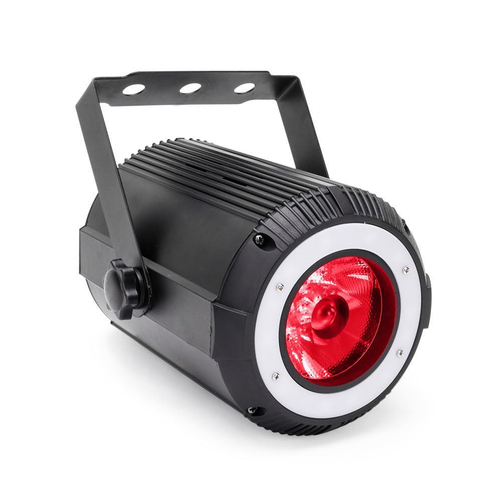 DELIBANG 40W RGBW 4 in 1 LED Pinspot + 24 SMD RGB LED Bühnenleuchten LED Par DMX DJ Lichter 7/11CH Partylicht Led Strahler für Bar, Party, Hochzeit, Disco, Theater, Halloween