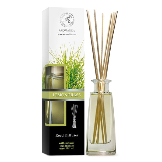 Raumduft Diffuser Zitronengras 100ml - Natürliches ätherisches Zitronengrasöl - Lufterfrischer - Raumbeduftung - Frischer und Langanhaltender Aroma