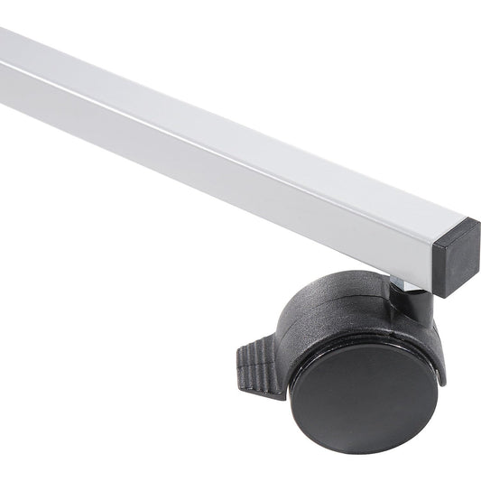 eurokraft | basic | Moderationswand | mobil | Textilbezug | BxH 1200 x 1500 mm | blau