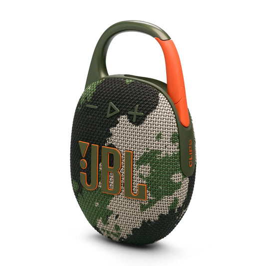 JBL Clip 5 in Camouflage – Tragbare Bluetooth-Lautsprecher-Box mit JBL Pro Sound, tiefem Bass und Playtime-Boost-Funktion – Wasserfest und staubfest – 12 h Laufzeit