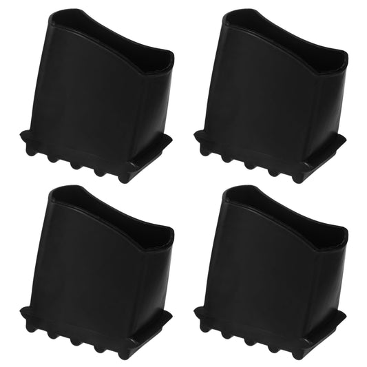 4 Stück 50 x 22 mm Leiter Füße, Gummi Leiterfüße, Schutzkappen für Leitern, rutschfeste Leiterfußabdeckung Für Leiterfüße Universal Leiter Fußa Bdeckungen Für Heimarbeiter Klappleiter