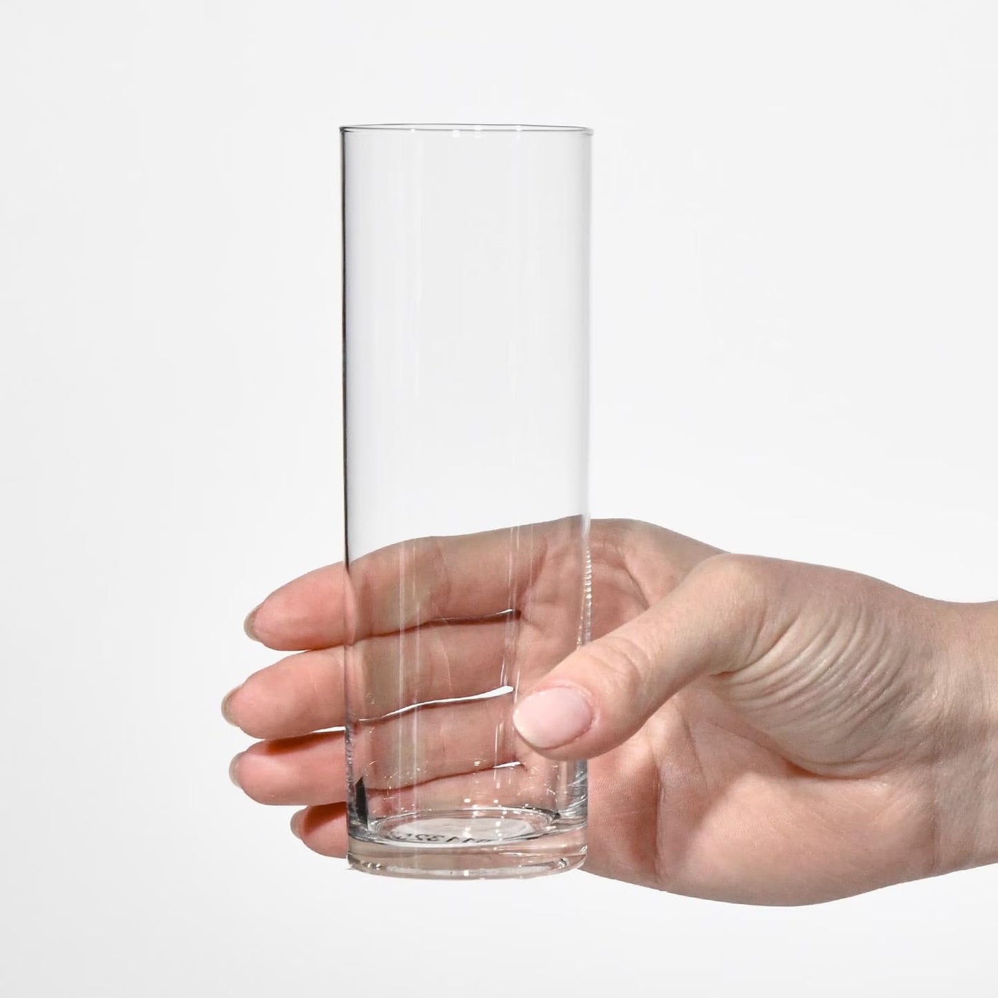 Krosno Getränke Glas Wassergläser, zartes, leichtes Glas| 6-teiliges Set | 200 ml | Pure Kollektion | Perfekt für Zuhause, Restaurants und für Partys und Veranstaltungen | Spülmaschinenfest