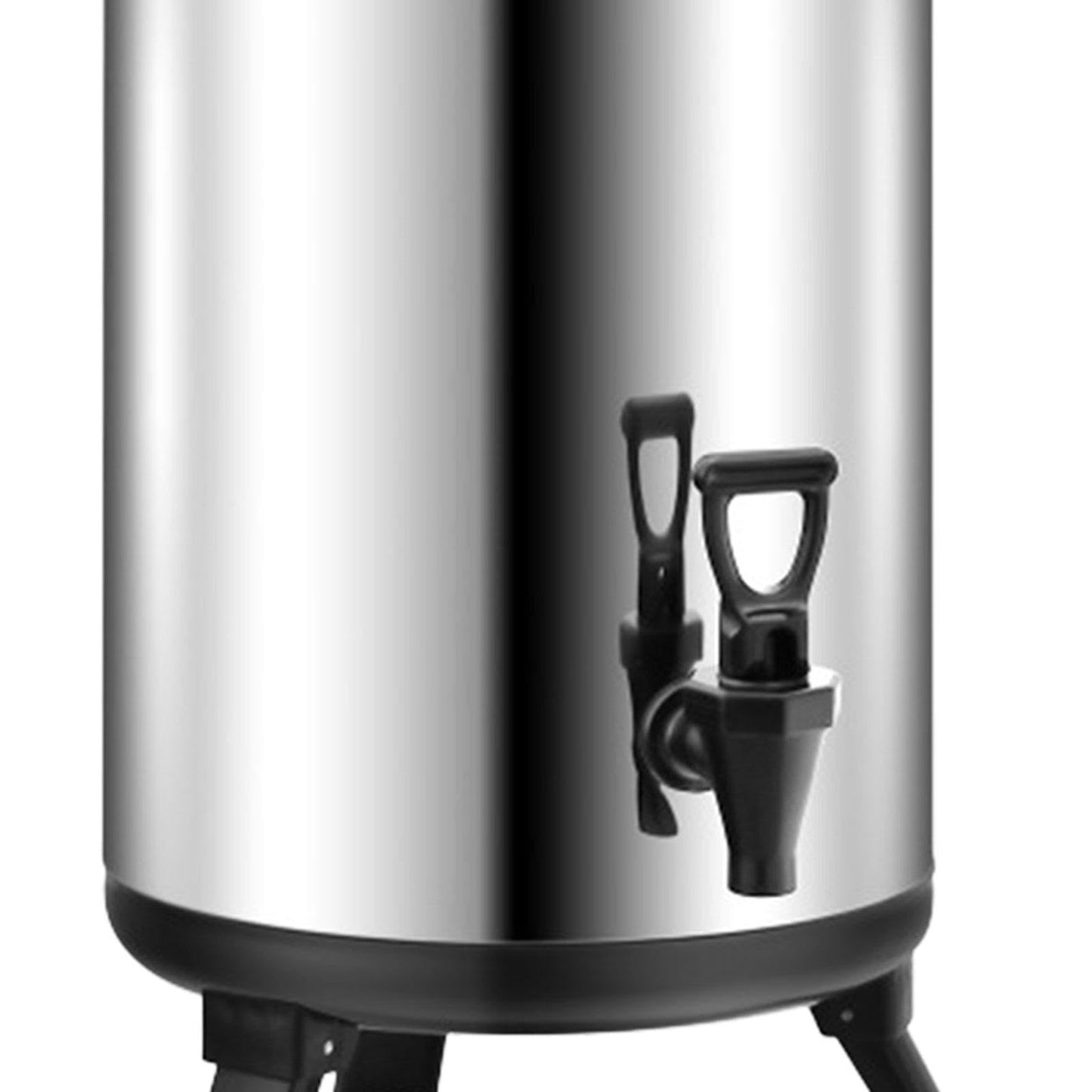 Dualoai Isoliertes Edelstahlfass, Doppelwandiger Getränkespender mit Zapfhahn, Hält Wasser, Milch, Tee, Saft, 6L