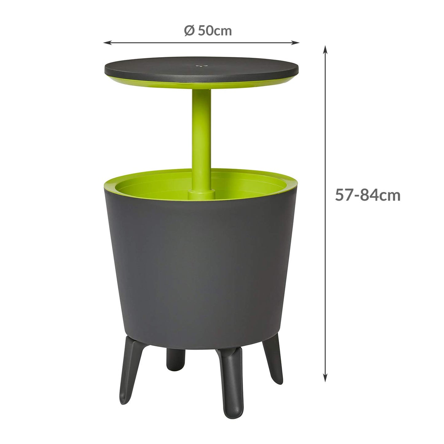 Keter Cool Bar 30 Liter, grau/grün