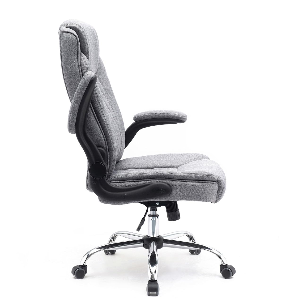 Superkancl ergonomischer Bürostuhl Comfortable mit klappbaren Armlehnen, Grau