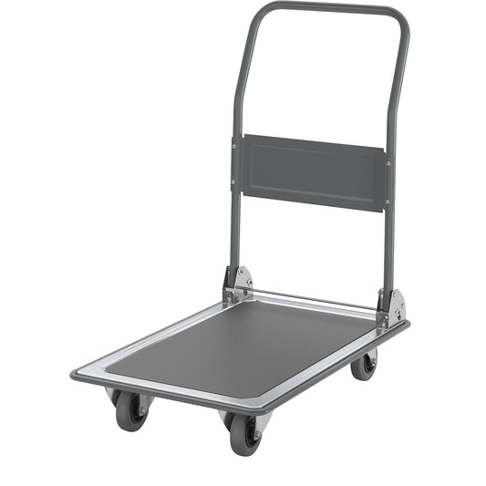 eurokraft | basic | Plattformwagen | LxBxH 780 x 500 x 900 mm | Tragfähigkeit 150 kg