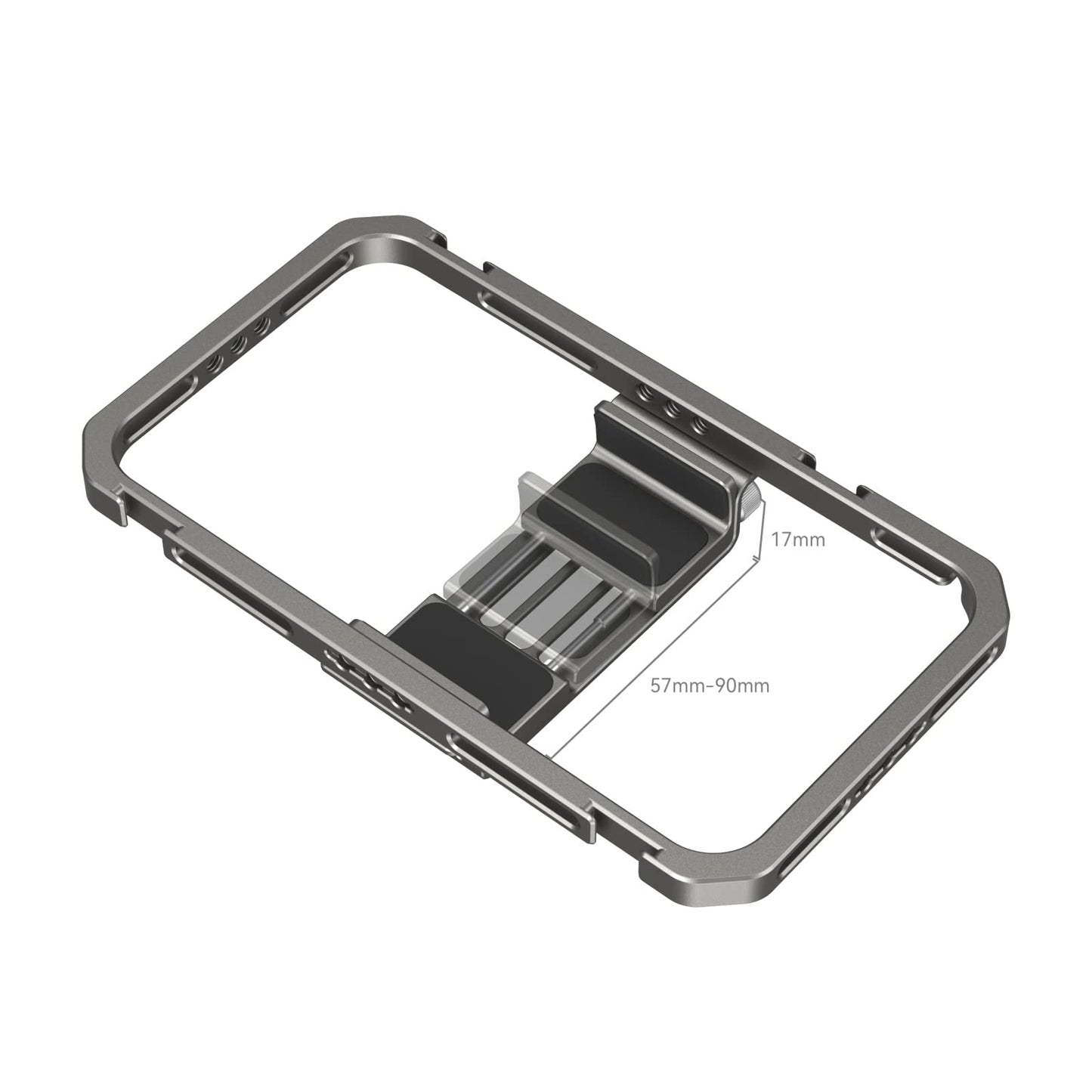 SMALLRIG Smartphone Video Rig, Fotografie Filmerstellung mit 2 Cold Shoe Mounts Handy Video Stabilisator für Video Projektor videomaker für iPhone 16 Pro Max 16/15/14/13 Serie für Samsung -2791B