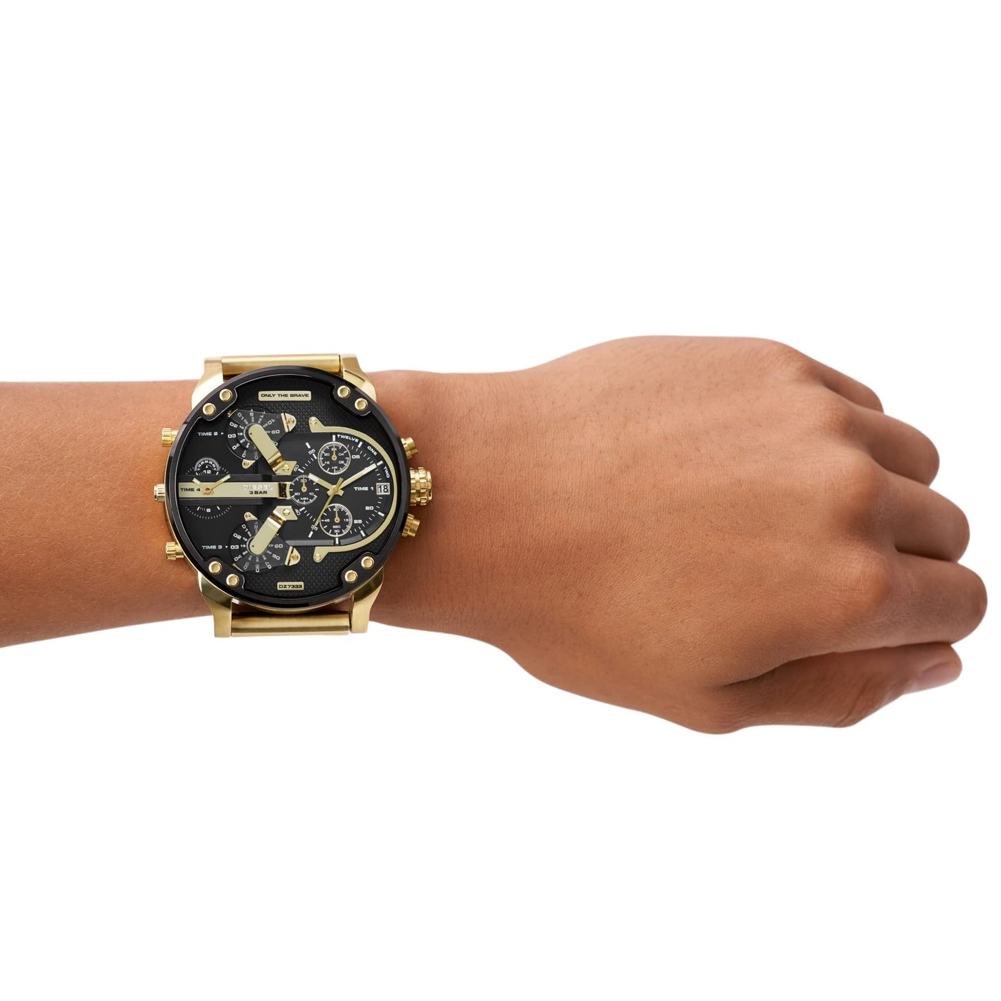 Diesel Herren Quarz Uhr mit Armband MR. DADDY 2.0 DZ7333