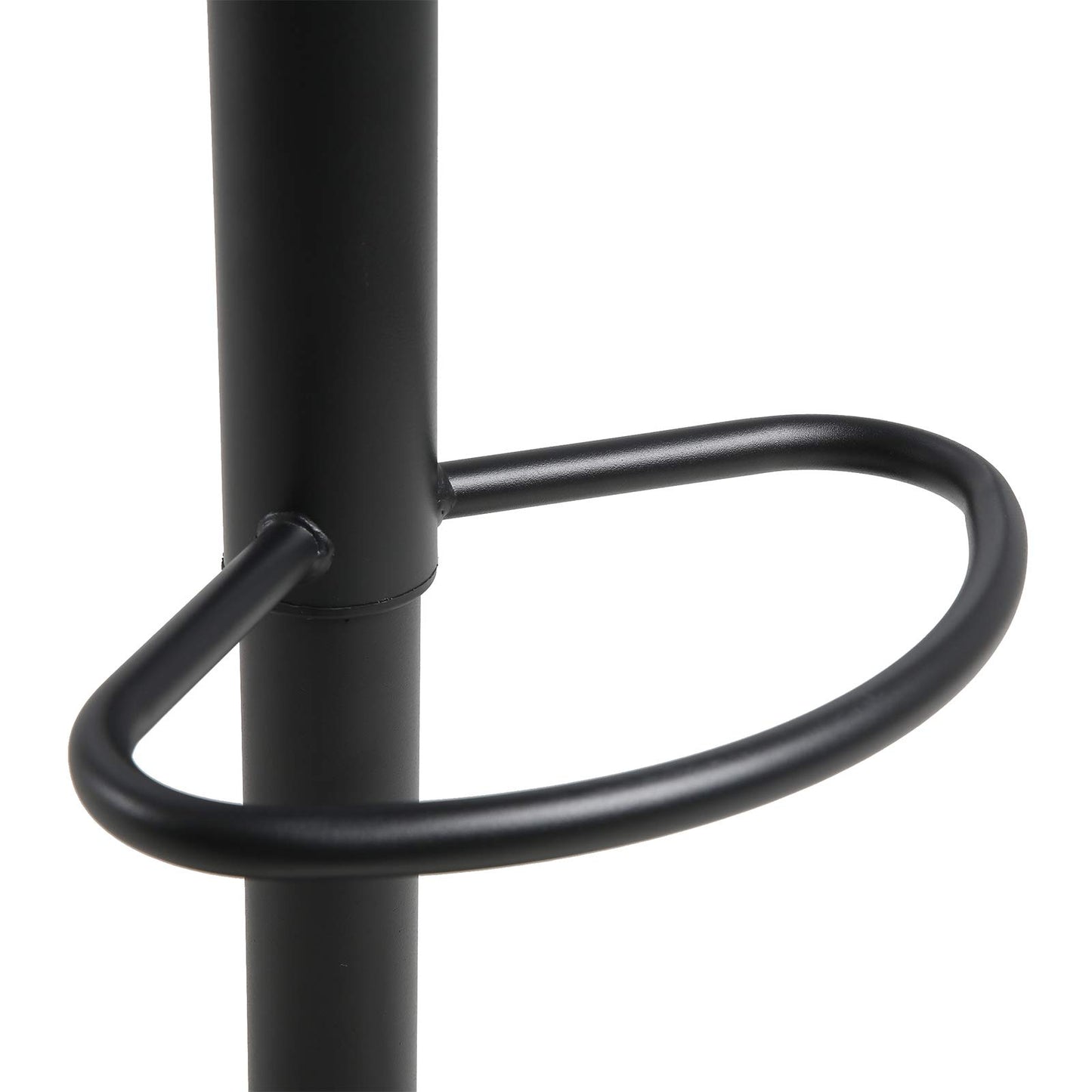 WOLTU Barhocker 2er Set Barstuhl Tresenhocker Bistrohocker Designer Hocker, höhenverstellbar drehbar, Kunstleder Stahl, Schwarz