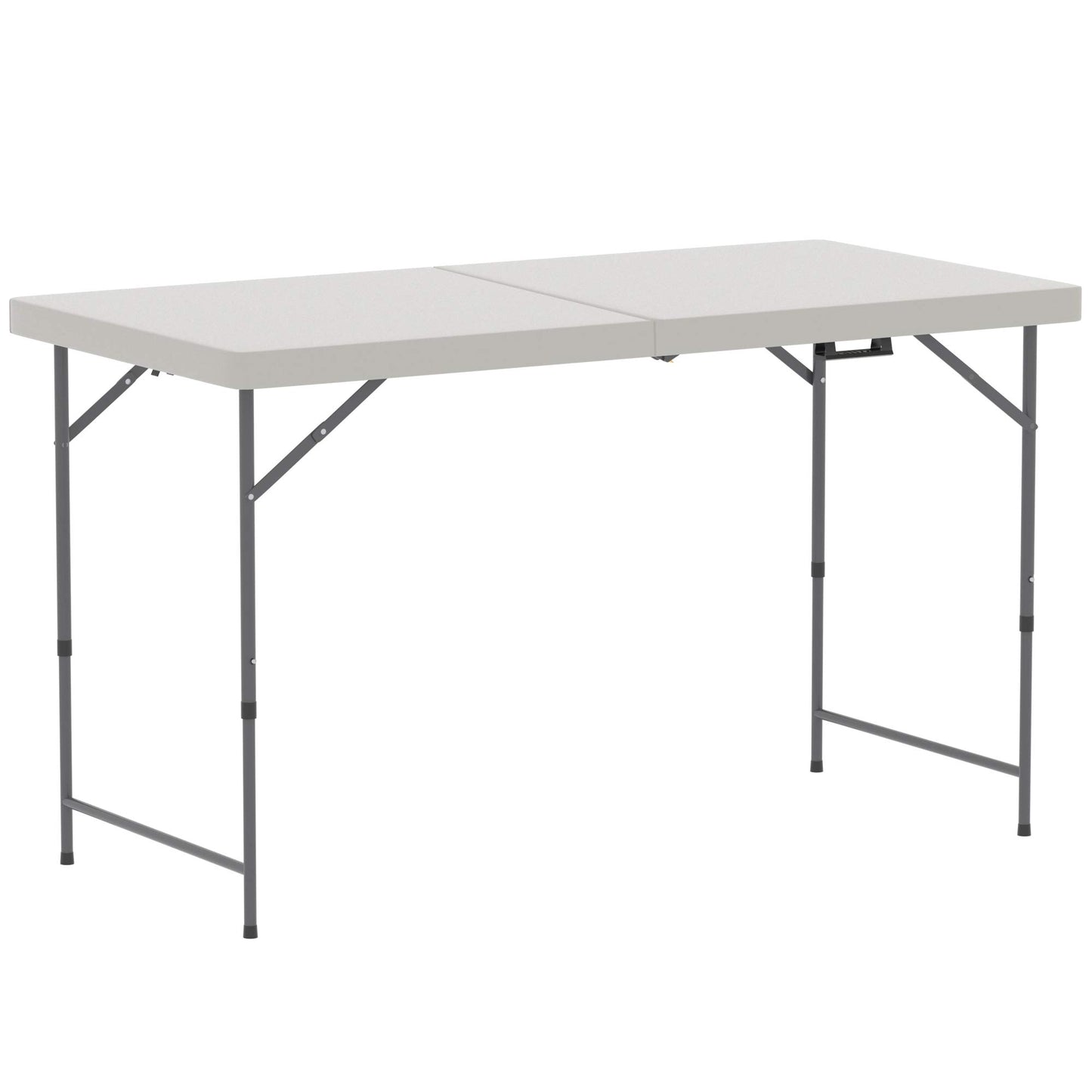 Home Vida Klapptisch, robust, extra stark, für Camping, Buffet, Hochzeit, Markt, Garten, Party, Kofferraum, Picknickbock, für drinnen und draußen, klappbarer Tragegriff