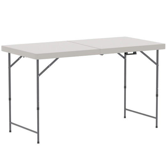 Home Vida Klapptisch, robust, extra stark, für Camping, Buffet, Hochzeit, Markt, Garten, Party, Kofferraum, Picknickbock, für drinnen und draußen, klappbarer Tragegriff