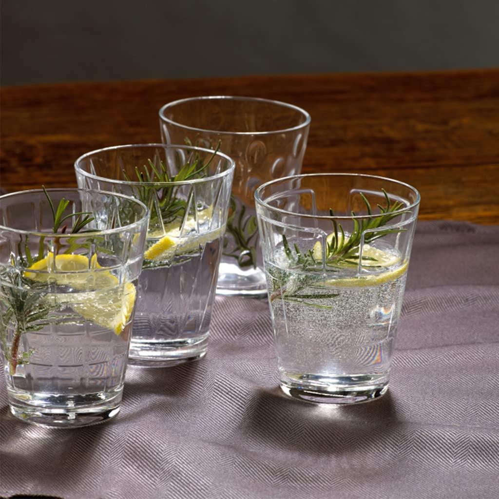 Villeroy & Boch – Dressed Up Wasserglas Set 4 teilig, 310 ml, Spülmaschinenfest, Besondere Trinkgläser, Gläser Wasser, Trinkglas Set, Saftgläser, Kristallglas