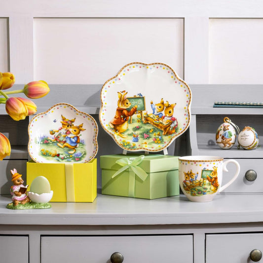 Villeroy & Boch – Annual Easter Edition Jahresschale 2025 Bunt, Schale Keramik, Schüssel, Bowl, Ostern Deko, Oster Dekoration, Osterdeko, Limitiertes Sammlerstück, Premium Porzellan