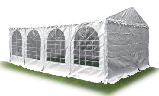 AMBISPHERE Partyzelt Classic Plus - Partyzelt wasserdicht -Pavillon 550g/m² PVC Plane 750 N - Partyzelt - Festzelt - Bierzelt Wasserdicht, UV-Resistent & Feuerhemmend in mit 5 Jahren Garantie