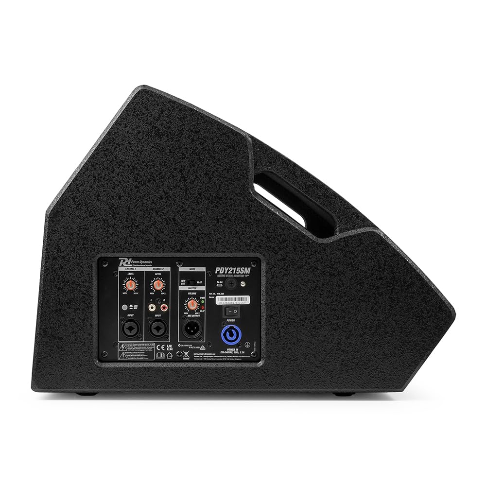 Power Dynamics PDY215SM Aktiver Bühnen Monitor 15" - 800 Watt - Monitor-Lautsprecher Stage