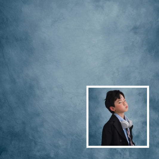 WaW Stoff Fotohintergrund 3x3m Hellblau Studio Hintergründe für Fotografie Porträt Fotostudios Familienfotos