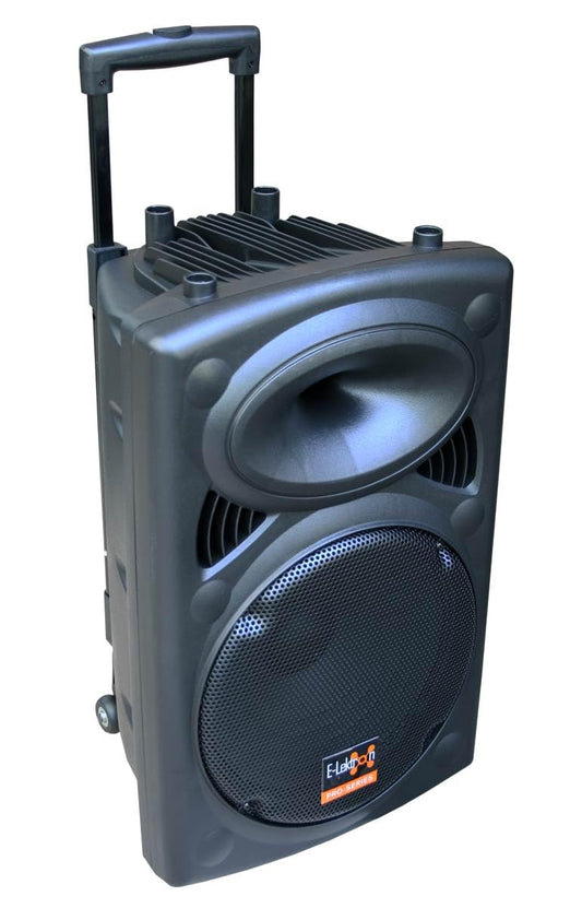 Mobile PA Sound Anlage Akku-MP3-USB-SD inkl. Funkmikrofone 700W Soundsystem E-Lektron EL30-M Bluetooth TWS